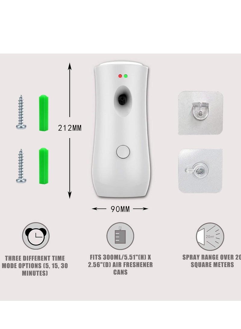 Auto Air Freshener Spray Machine, Aromatherapy Machine, Air Freshener Dispenser,  Adjustable Aroma Spray Machine, for Bedrooms, Bathrooms Offices Airports Hotels  (Battery Not Included)  - Image 4