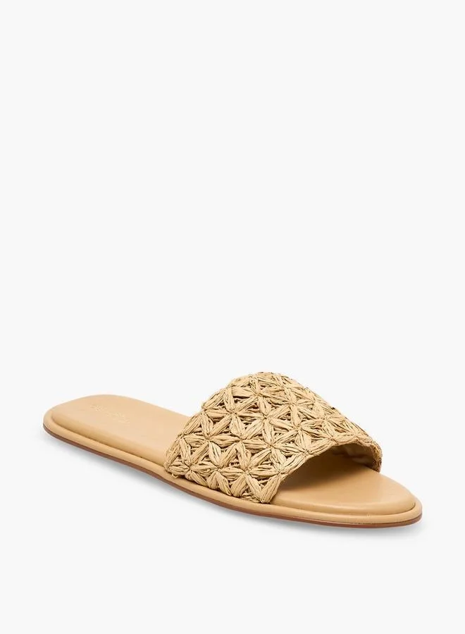 سيليست Women Weave Textured Slide Sandals