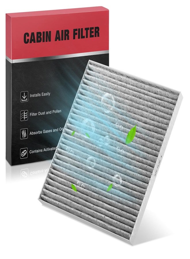 BDFHYK فلتر هواء المقصورة BDFHYK CF10709 مع الكربون النشط، متوافق مع سيارات كيا فورتي/فورتي كوب، فورتي 5، ريو، ريو 5، روندو، سبورتاج (موديلات 2010-2013)، ومتوافق أيضًا مع سيارات هيونداي توسان، جينيسيس كوبيه، أكسنت، وفيلوستر. - Image 1