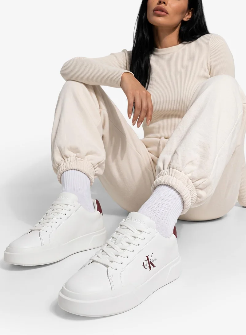 Calvin Klein Jeans  Leather Chunky Cupsole Trainers for Women | Best Price UAE