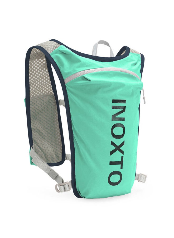 INOXTO Inoxto Trail Running Backpack, Lightweight, Breathable, Quick-drying, 5l Running Bag, Outdoor Backpack With Hydration Bladder, 591 Light Green - Image 2