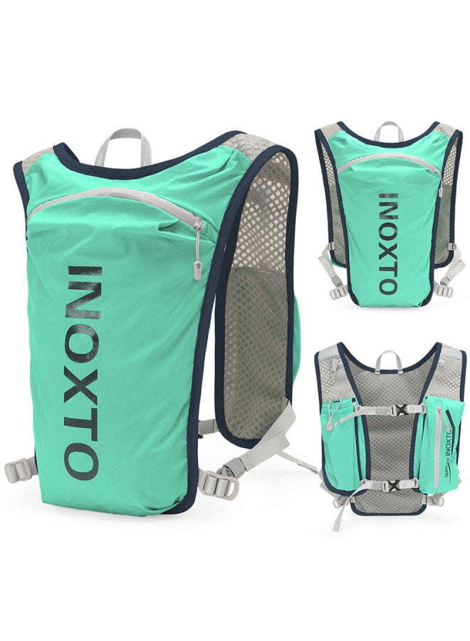 INOXTO Inoxto Trail Running Backpack, Lightweight, Breathable, Quick-drying, 5l Running Bag, Outdoor Backpack With Hydration Bladder, 591 Light Green - Image 5