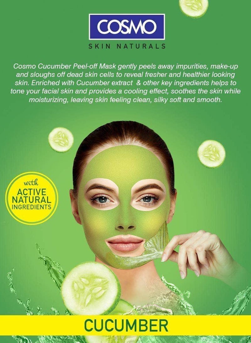COSMO FACIAL PEELOFF MASK CUCUMBER 150ML - Image 2