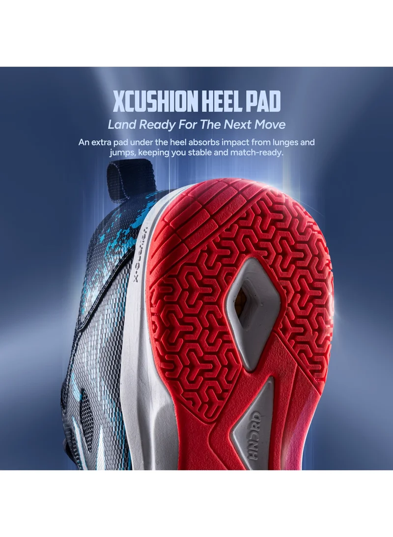 Hundred Navy/Orange HUNDRED Razor Unisex Badminton Shoes  | Best Price UAE