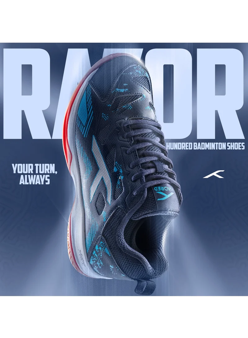 هندرد HUNDRED Razor Unisex Badminton Shoes