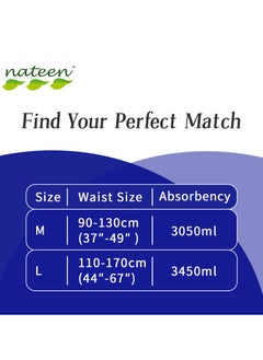 nateen Nateen Flexi Maxi Adult Diapers Pants,Incontinence Night Time Pull Up,Large,Waist Size 110-170cm,80 Count Adult Pull Ups,Superior Comfort,Excellent Combination of Protection. (80 Count)  - Image 5