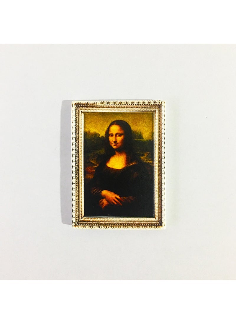 بيوينتي 3D Classic Art Fridge Magnets Resin Retro Frame-Mona Lisa 