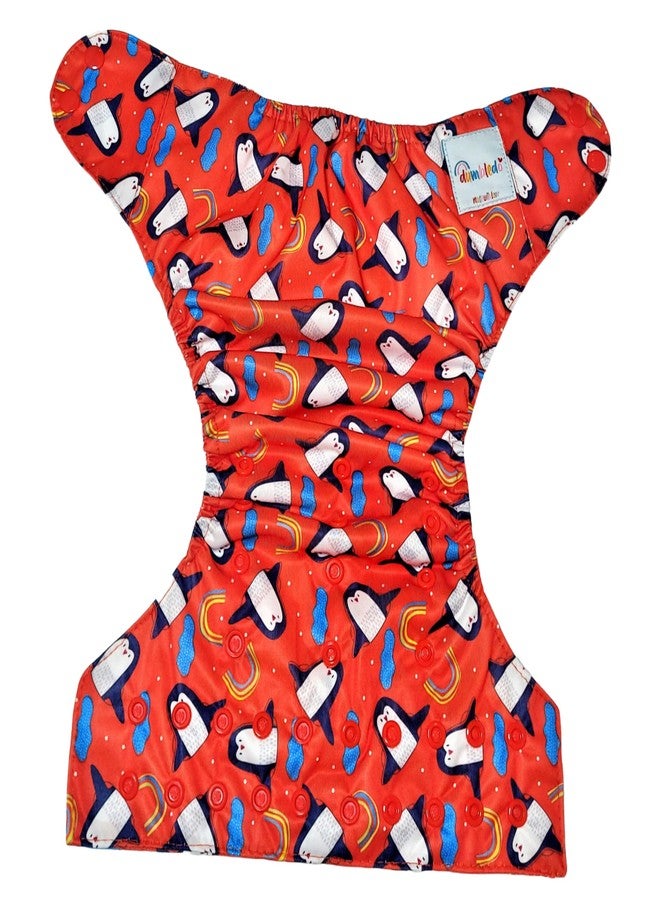 Dumbledo Elite Cloth Diaperwith Magical Soaker (Pack of 1) | Dry Feel and Comfortable | Leakproof | Quick Dry | Everyday Diapering Essential | 3 Months - 3 Years | Unisex Baby - Image 2