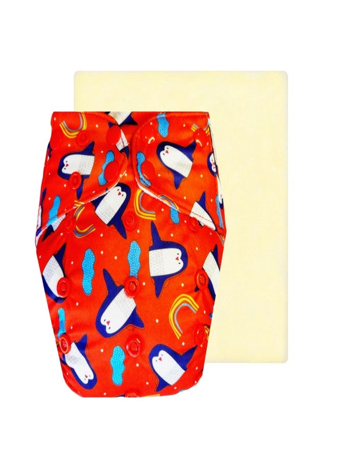 Dumbledo Elite Cloth Diaperwith Magical Soaker (Pack of 1) | Dry Feel and Comfortable | Leakproof | Quick Dry | Everyday Diapering Essential | 3 Months - 3 Years | Unisex Baby - Image 1