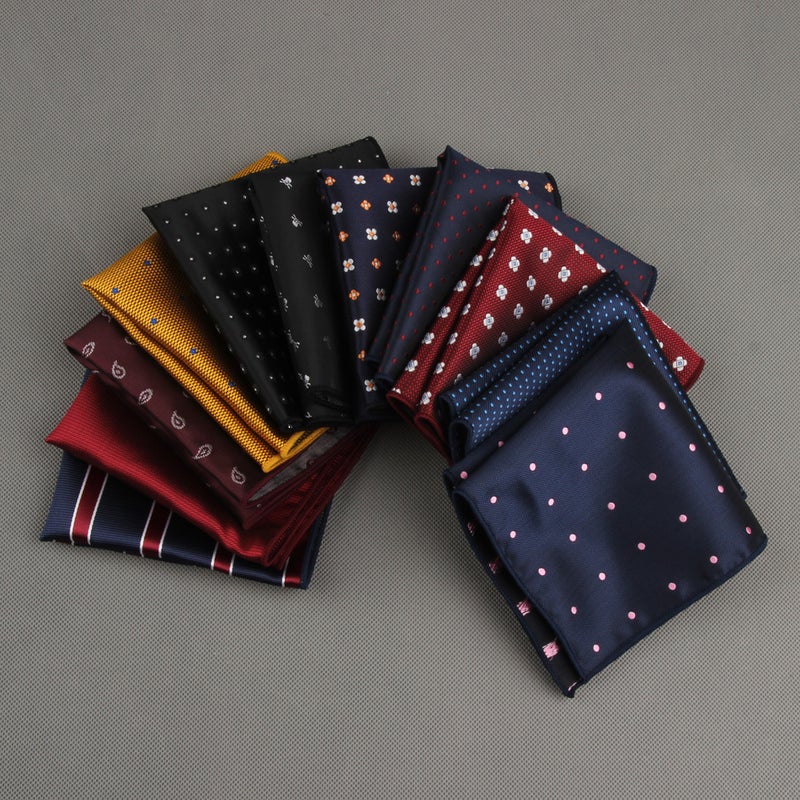 Men'S South Korea Silk Suit Pocket Scarf Groom Best Man Actor Host Performance Square Scarf Handkerchief - Image 2