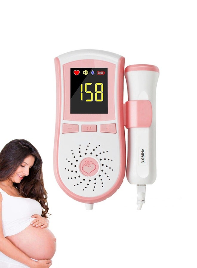 Generic Ultrasound Doppler Fetal Heart Rate Monitor, Prenatal Heartrate Monitor, with LCD Screen  - Image 1