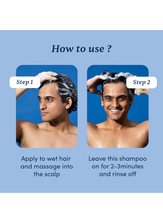 مان ماترز شامبو DHT Blocking Anti Hair Fall 200 مل | خالٍ من البارابين والكبريتات | يحتوي على 1% من Saw Palmetto والبيوتين والكافيين وزيت الأرجان | بدون آثار جانبية  - Image 5