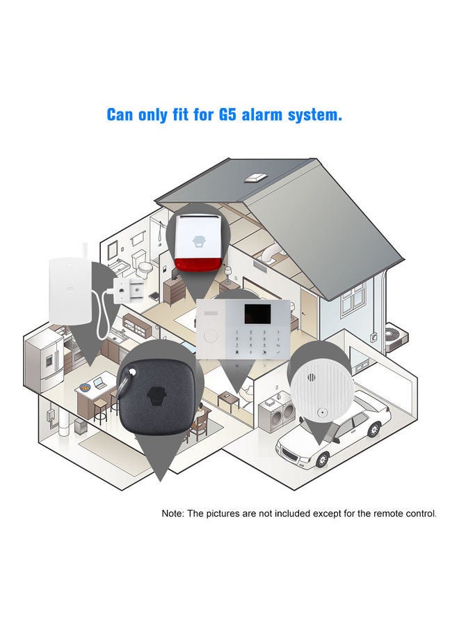 NIBEMINENT Wireless RFID Key Tag For Home Security Alarm System Black  - Image 4