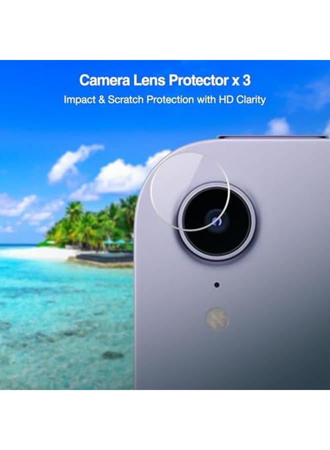 Procases 2 Pack Screen Protector For Ipad Mini A17 Pro 2024 Mini 6 8.3 Inch 2021 With 3 Camera Lens Protector 9H Hardness Hd Clear Tempered Glass Film Guard For Ipad Mini 6Th Generation - Image 3