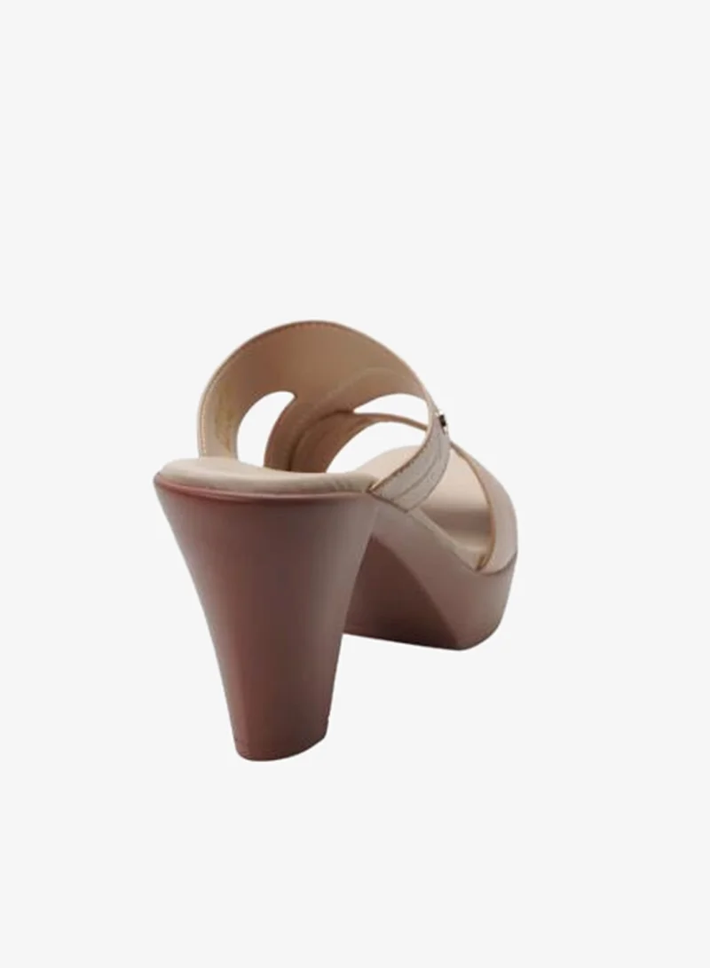 Michelle Morgan Champagne 092-3057 Michelle Morgan Ladies High Heel Sandals 514RL517 Champagne for Women | Best Price UAE