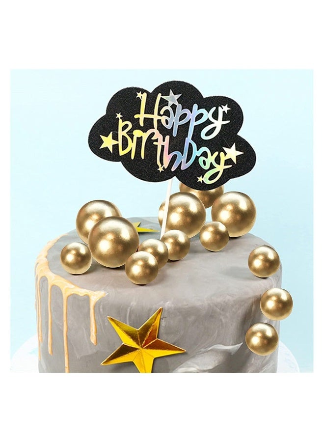 40 Piece Mini Balloon Cake Foam Ball Baking Decorations - Image 4