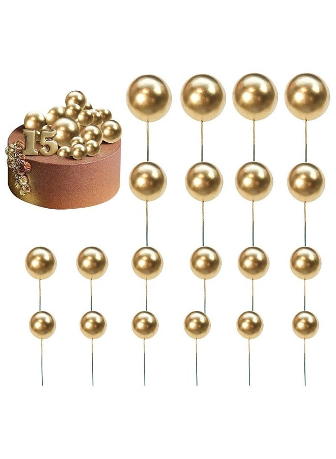 40 Piece Mini Balloon Cake Foam Ball Baking Decorations - Image 1