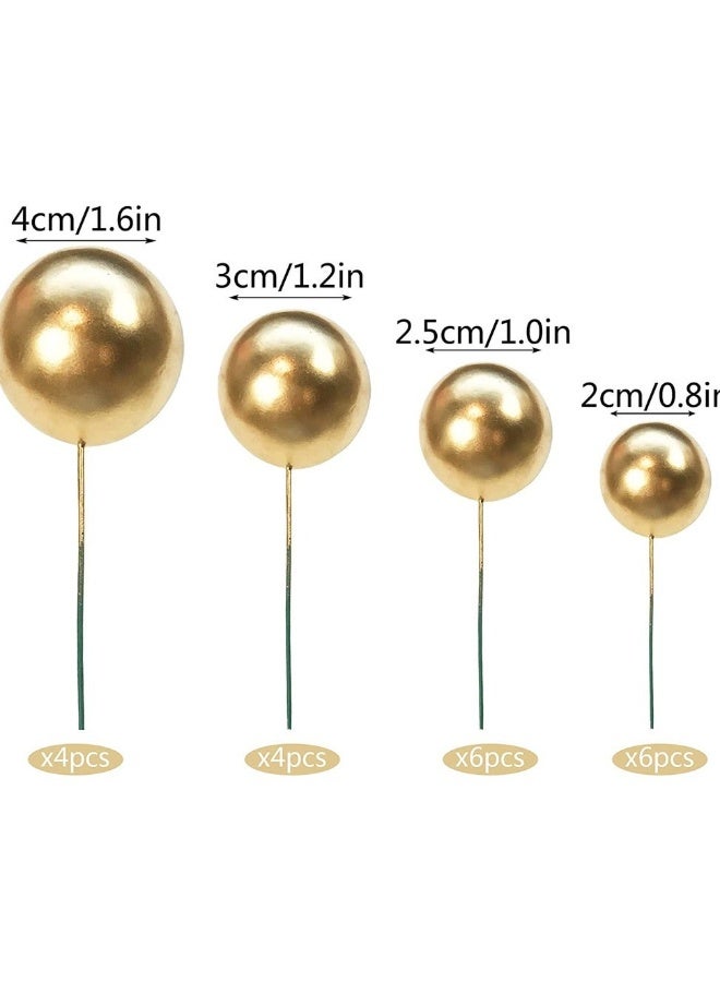 40 Piece Mini Balloon Cake Foam Ball Baking Decorations - Image 5