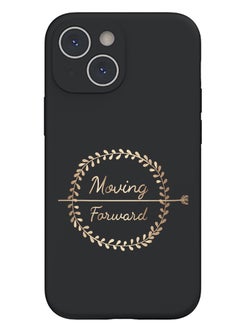 Theodor Protective Slim Fit Case Liquid Silicone Cover with Full Body Protection Anti-Scratch Shockproof Case For iPhone 13 Black  - No prob llama  - Image 1