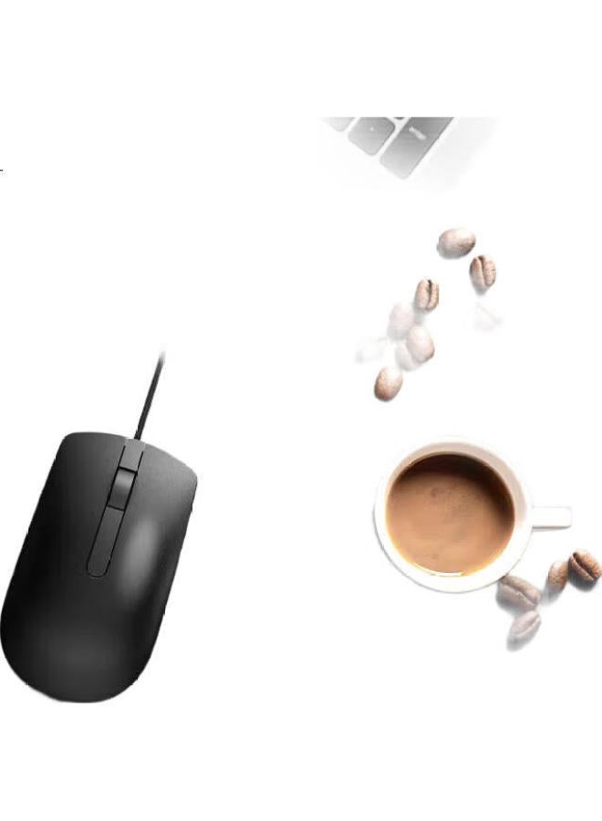 DELL Ms116 Mouse, Wired Mouse, Office Mouse, Symmetrical Mouse, Usb Interface, Black, 12-Piece Set - Image 3