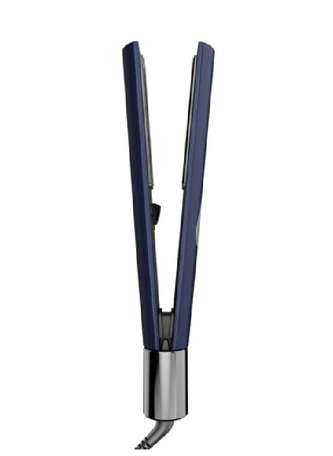 Rush Brush - Rush Brush Hair Straightener & Curler, Ceramic Plates, Negative ion technology, 230℃, - Navy Blue - Image 1