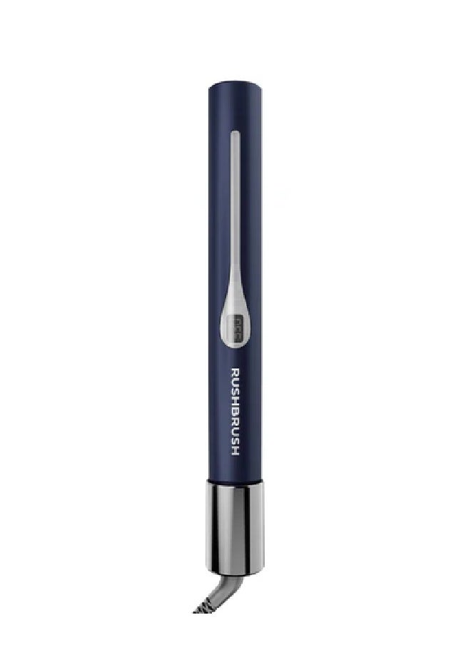Rush Brush - Rush Brush Hair Straightener & Curler, Ceramic Plates, Negative ion technology, 230℃, - Navy Blue - Image 1