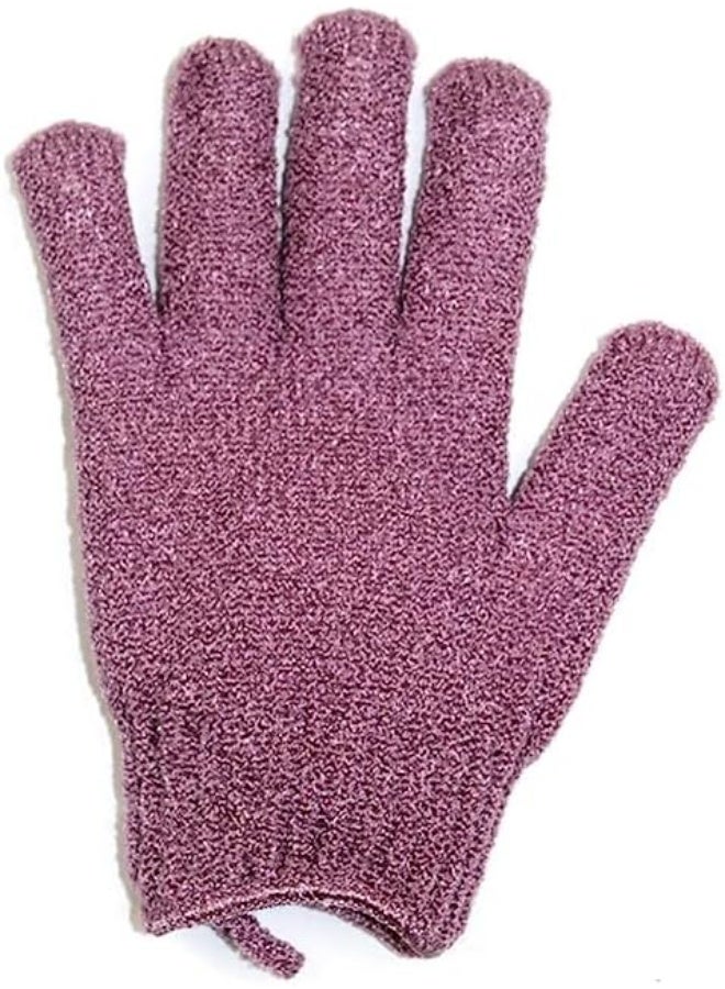 قفازات تقشير - قفازات تقشير من الخيزران للاستحمام - ليفة استحمام - مقشر للجسم للحمام - يزيل الشعر النامي تحت الجلد والجلد الميت قد يختلف اللون قطعة واحدة - Image 3