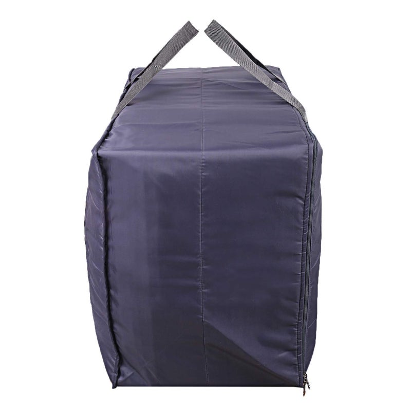 Kuber Industries Parachute 3 Pieces Jumbo Underbed Moisture Proof Storage Bag with Zipper Closure and Handle Grey CTKTC6898 - Image 5