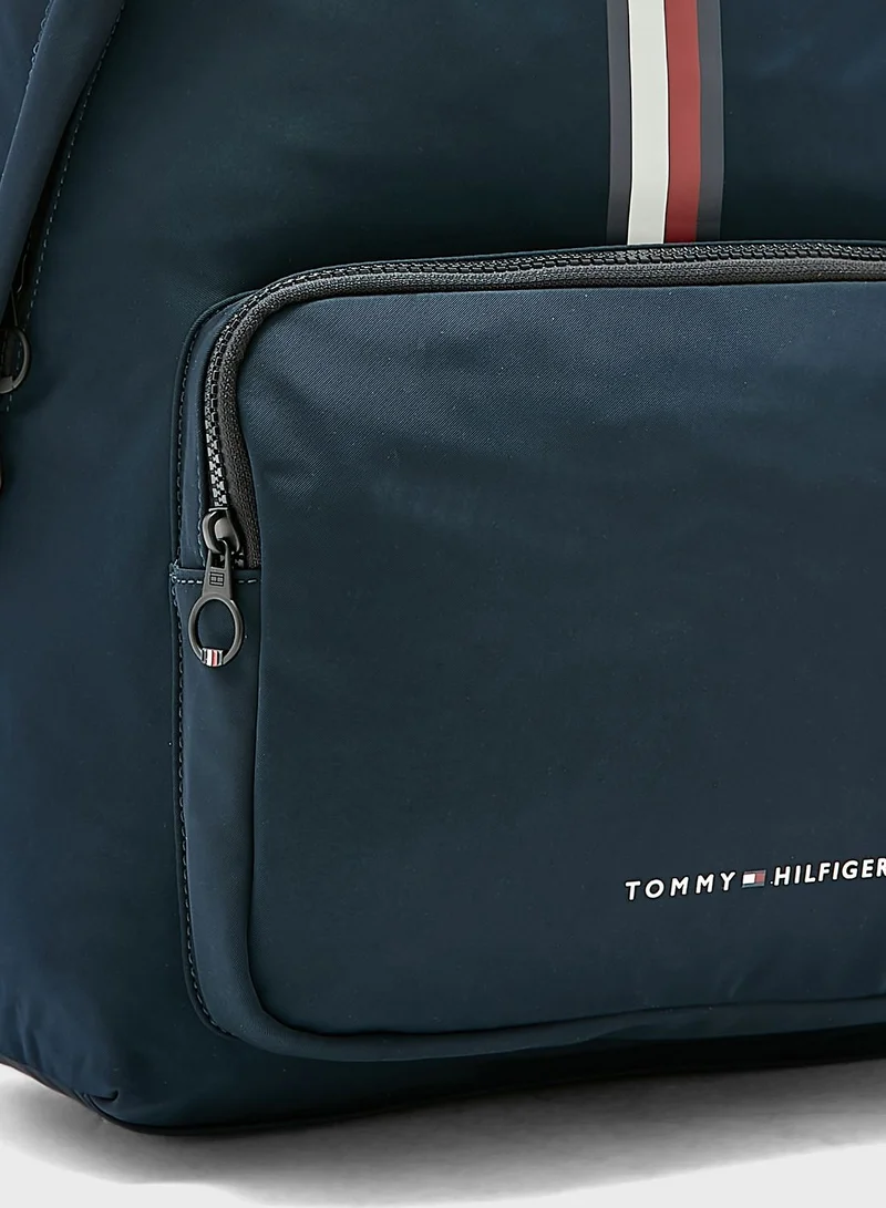 TOMMY HILFIGER Logo Skyline Stripe Backpack