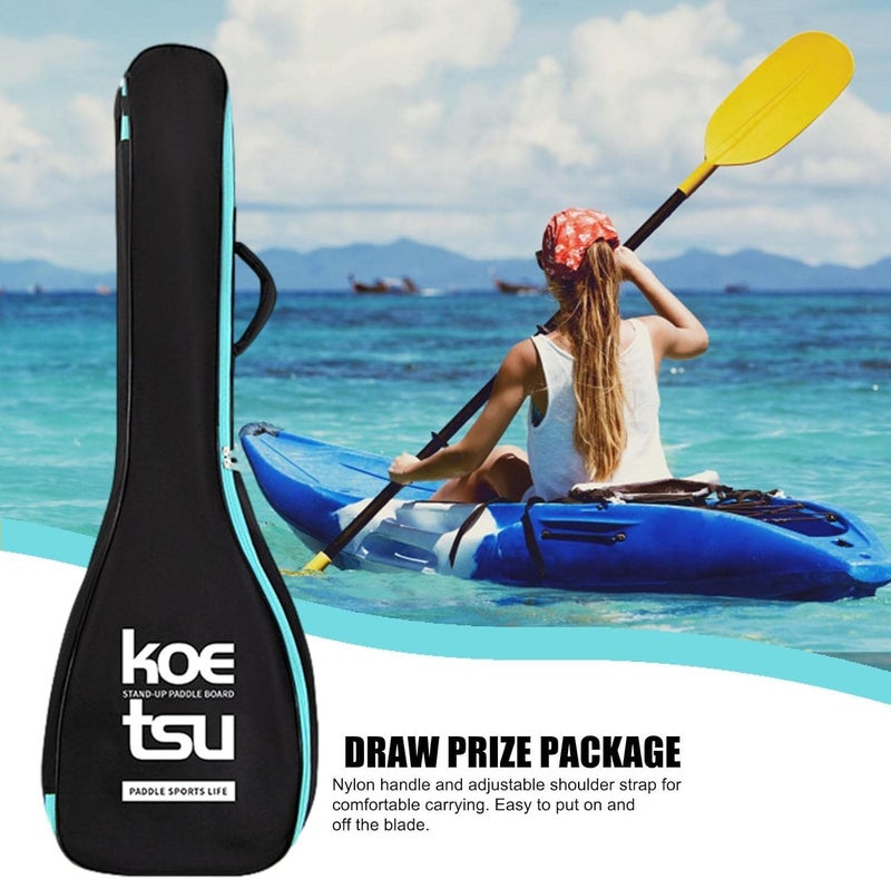 2 Pcs Paddle Bag | Canoe Kayak Paddle Pouch Cover - Portable Adjustable Carbon Fiber Kayak Paddles Backpack with Carry Handle and Shoulder Strap - Image 3