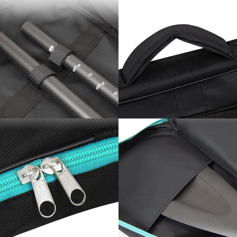 2 Pcs Paddle Bag | Canoe Kayak Paddle Pouch Cover - Portable Adjustable Carbon Fiber Kayak Paddles Backpack with Carry Handle and Shoulder Strap - Image 4