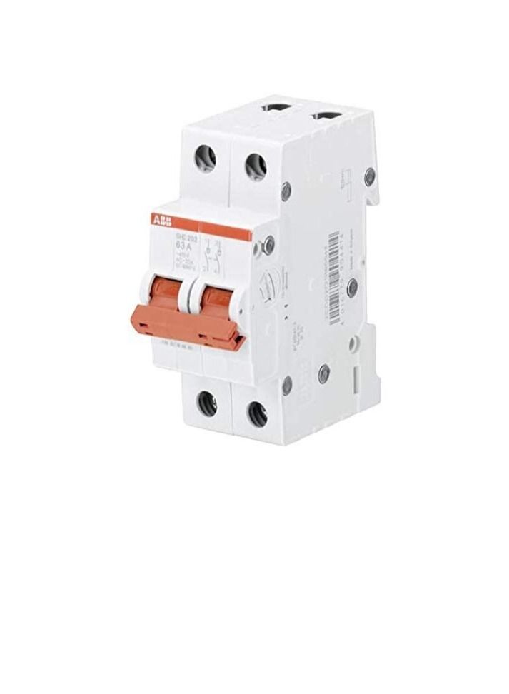 ABB 40A 2P ISOLATOR SHD202/40 2CDD272111R0040 - Image 1