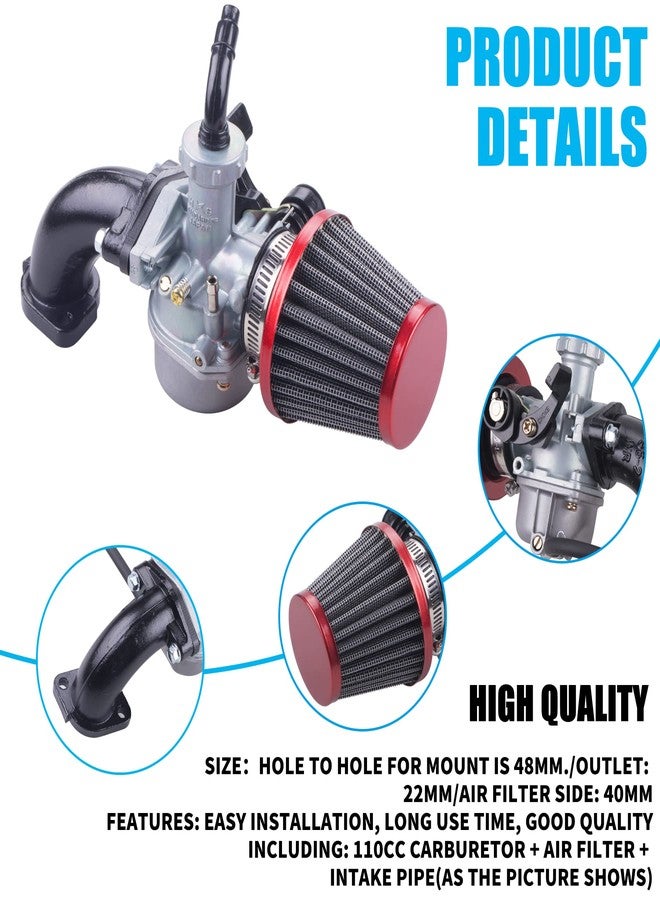JINGKE 22mm Carburetor Air Filter Set For 110cc 125cc SSR CRF50 Pit Dirt Bike Sunl Pit bike ATV Taotao - Image 3