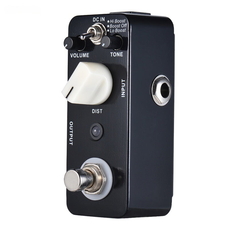 Mooer Distortion Guitar Pedal: Black Metal Shell, 3 Boost Modes - 3 Control Knobs, True Bypass, Portable Design for Electric Guitar Players - Image 1