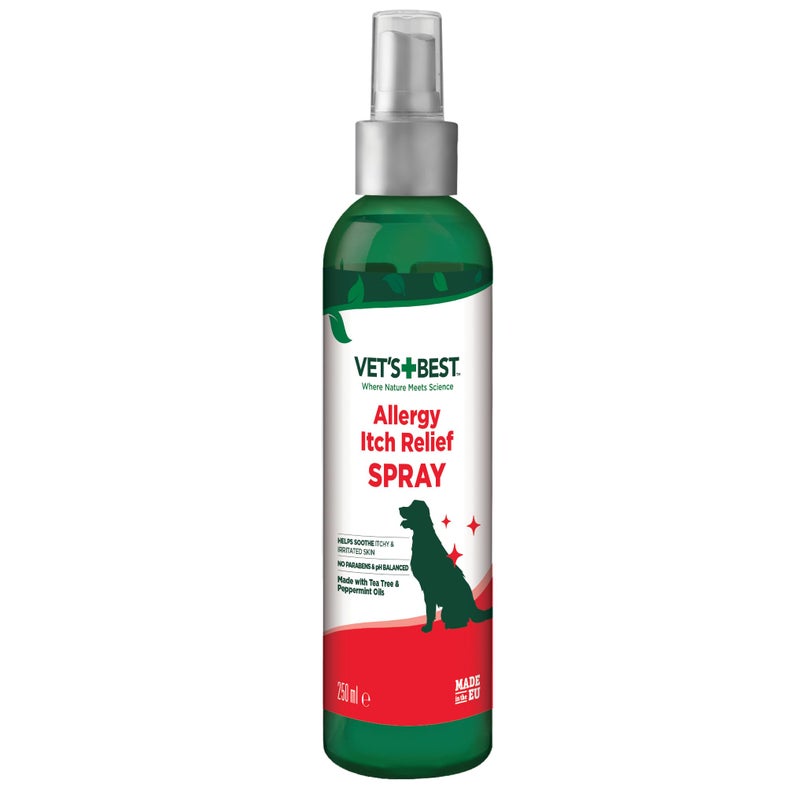 Vet's Best Allergy Itch Relief Spray for Dogs | Soothes Dog Dry Skin | Relieves The Urge to Itch, Lick, and Scratch | 8 Ounces - Image 1