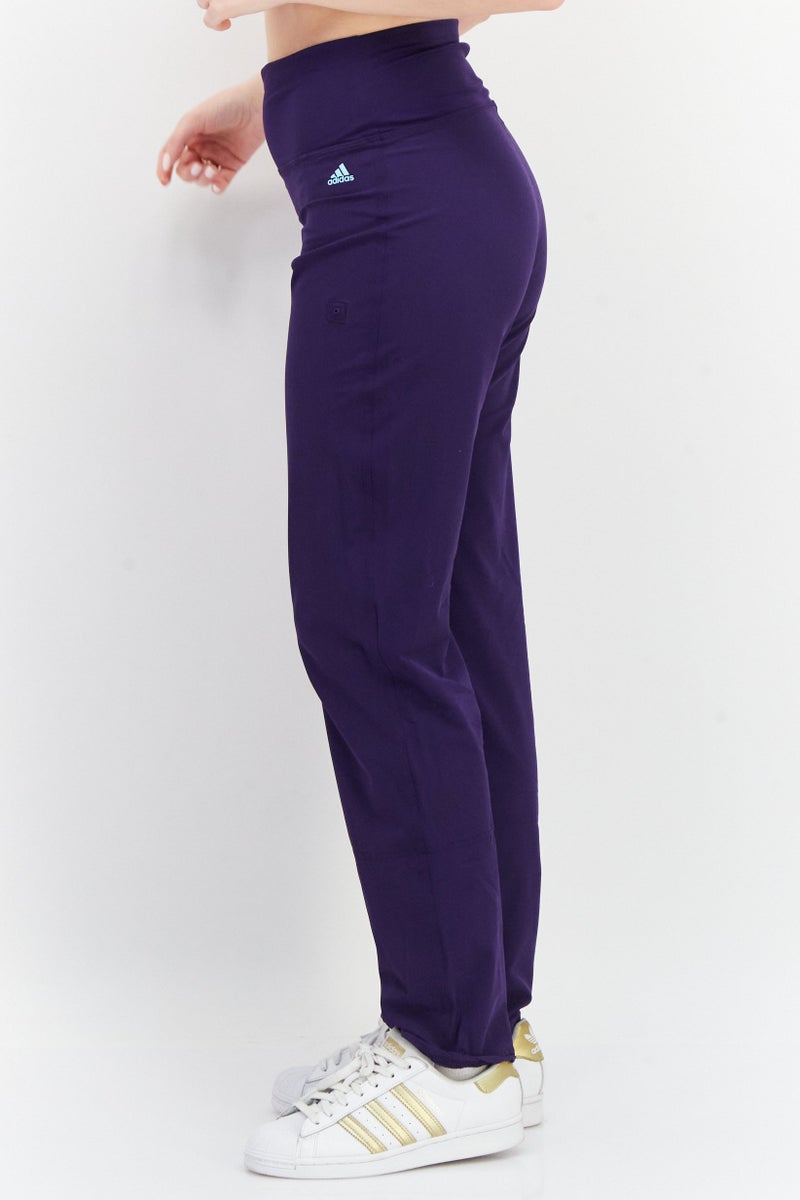 Adidas Women Regular Fit Training Leggings, Purple - Image 2