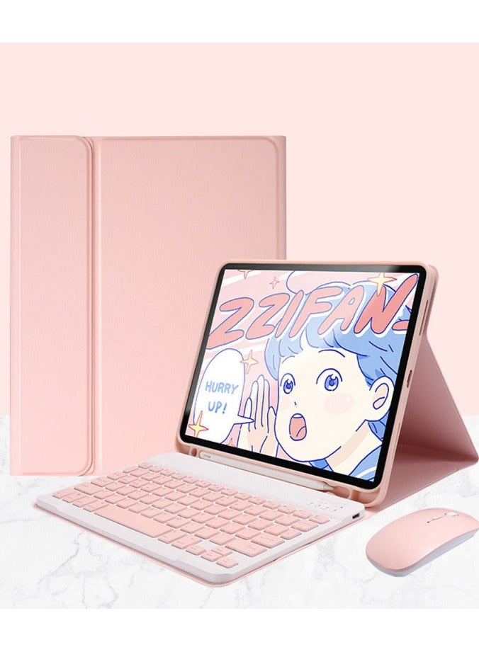 general iPad (A16) 11th Generation Case with Keyboard 11 inch 2025 - Wireless Detachable Folio Keyboard Case for iPad 11 Gen with mouse