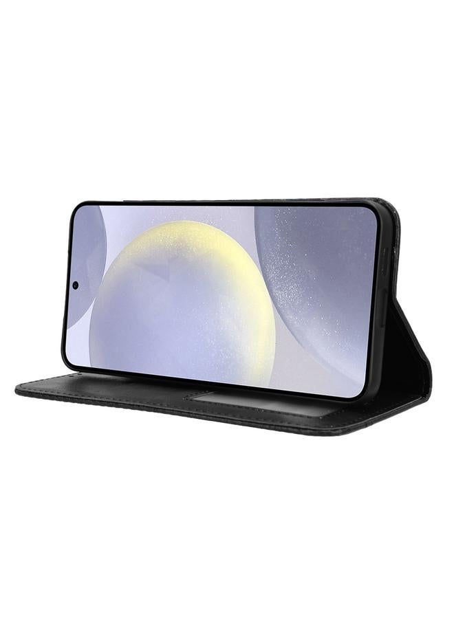 اس-توب جراب لهاتف Samsung Galaxy S24 5G بمشبك مغناطيسي من الجلد بتصميم كلاسيكي - Image 5