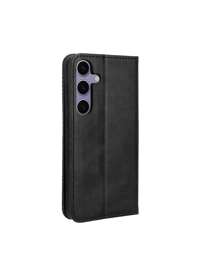 اس-توب جراب لهاتف Samsung Galaxy S24 5G بمشبك مغناطيسي من الجلد بتصميم كلاسيكي - Image 3