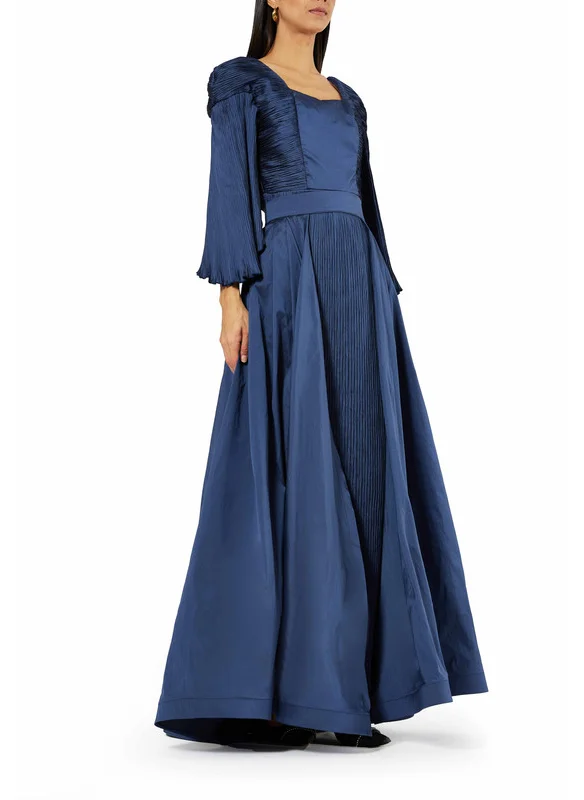 Amri Taffeta symmetrical long dress