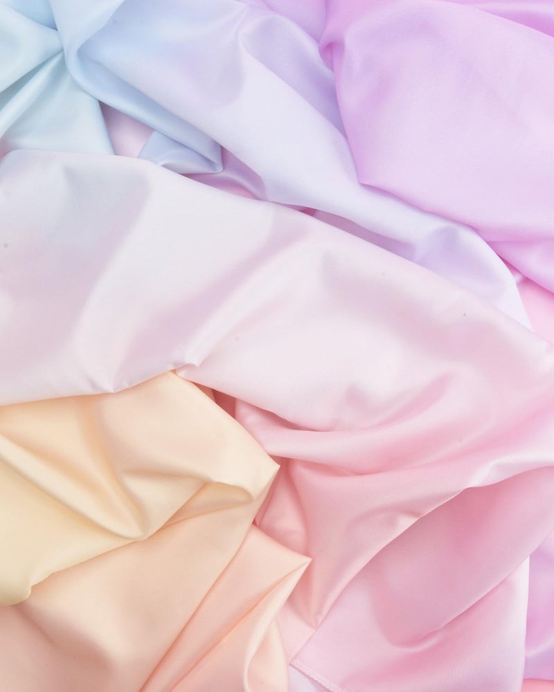 xo, Fetti Pastel Gradient Washable Tablecloth - 9 ft. | Birthday Party Decorations, Bachelorette Party Supplies, Rainbow Baby Shower, Pastel Preppy, Tableware - Image 2