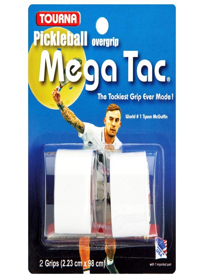 TOURNA Mega Tac Pickleball Overgrip (10 Pack, Black)