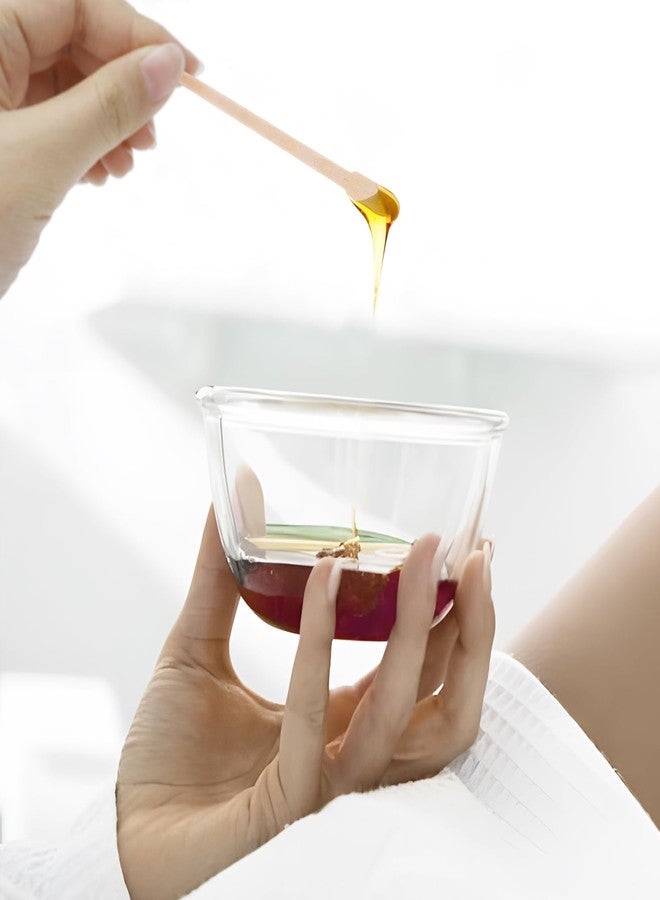 WISYOK Wooden Waxing Sticks - Waxing Applicator Sticks for Eyebrow, Lip, Nose, and Body Hair Removal, Double-ended Design Small wax stick for Spa and Home Use Pack of 1000 - Image 5