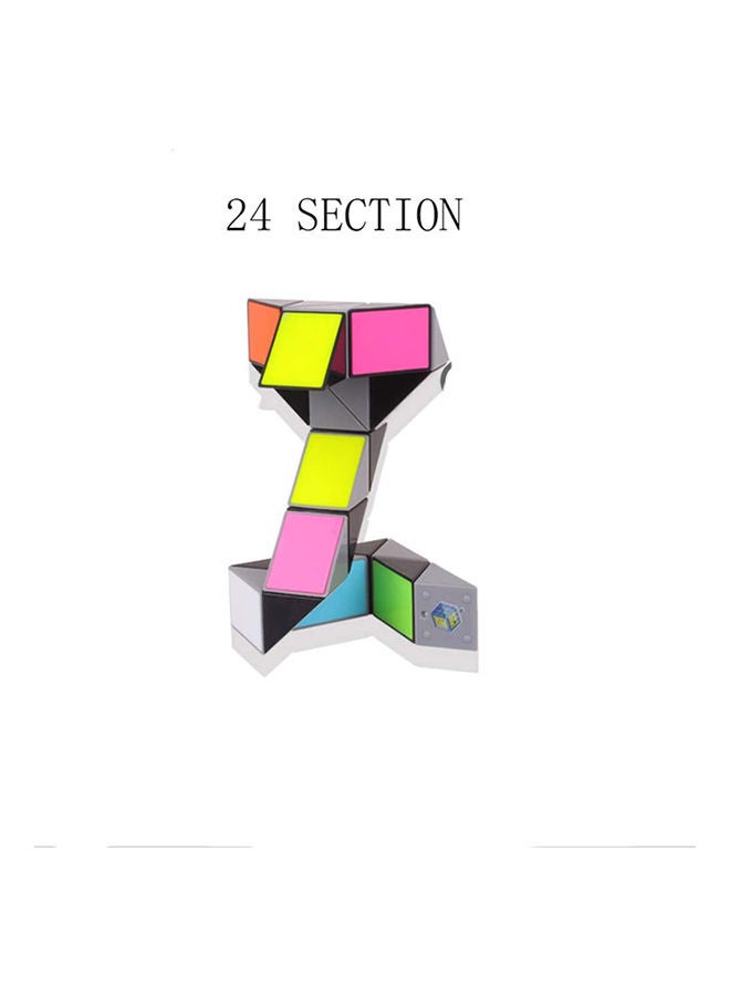 Children's Educational Toys Variety Magic Ruler 24/36/48/72 SECTION Ruler, Magic Snake Rubik's Cube Toy Game 3D Rubik's Cube Puzzle (72 SECTION) - Image 2