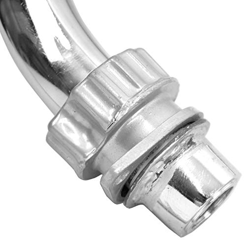 Spedy U-Type Silencer Bend Pipe Chrome for RE Classic/Electra/Standard 350&5000 BS3&BS4. SCCEN66 - Image 3