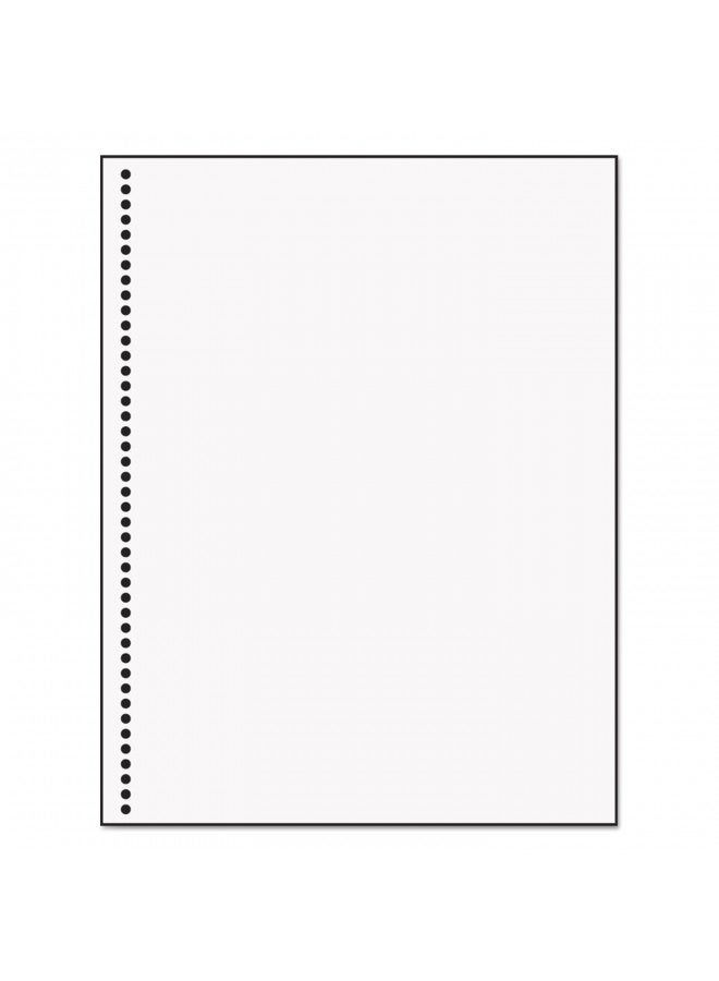 PrintWorks Professional Pre Punched Paper, 7 Hole Punch Left for 2 Ring & 3 Ring Binders & Side Fastener File Folders, 8.5 x 11, 20 lb., 500 Sheets (04342), White - Image 3