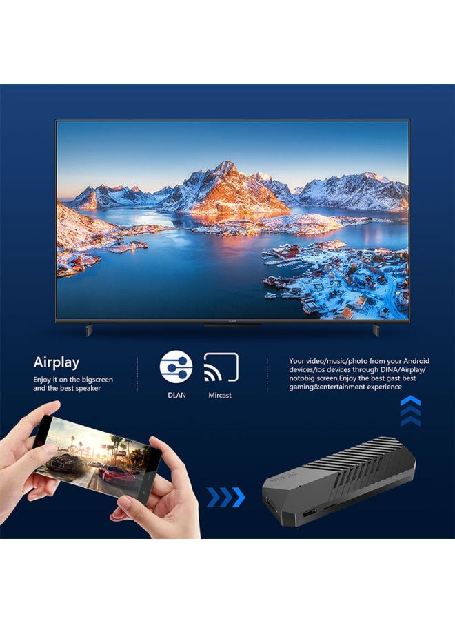 Generic Network Set-top Box H313 Box Android Dual-band Intelligent Voice Player TVBOX Source Factory-Colour:T3mini British Tv Tv Box Box  - Image 4