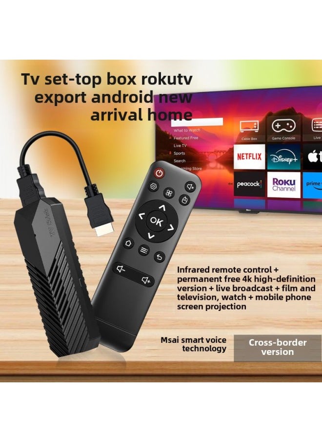 Generic Network Set-top Box H313 Box Android Dual-band Intelligent Voice Player TVBOX Source Factory-Colour:T3mini British Tv Tv Box Box  - Image 2