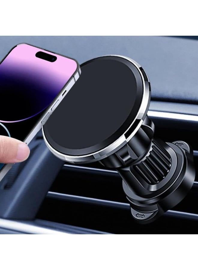Rotatable Magnetic Car Air Vent Mobile Phone Holder - Image 1