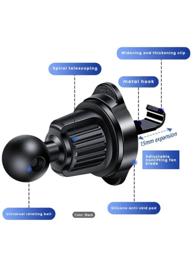 Rotatable Magnetic Car Air Vent Mobile Phone Holder - Image 4
